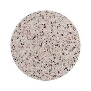 Blat de masa Rotund, Mala, Gri, 60x60x2.5 cm