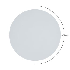 Blat masa Skyline Werzalit ivory 70x70 cm 25 mm grosime 70x70x2.5 cm - Img 4