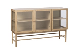 Bufet ELBA, Stejar deschis, 43x88x140 cm