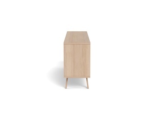 Bufet Lamberth, Stejar deschis, 75x200x40 cm - Img 4