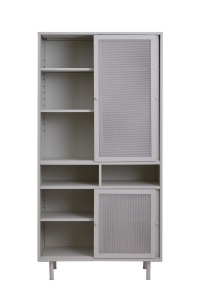 Cabinet VEEP, Gri deschis, 40x180x90 cm - Img 2