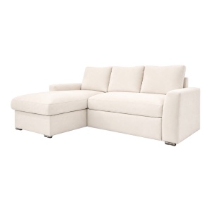 Canapea extensibila Belle, Ecru, 236x164x88 cm - Img 4
