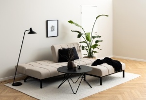 Canapea extensibila Caix, Bej, 87x198x95 cm - Img 2