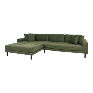 Canapea lounge Lido, Verde masliniu , 170x92x290x76 cm - Img 4