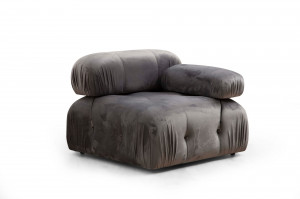 Canapea modulara Duha Gri 98x79 cm