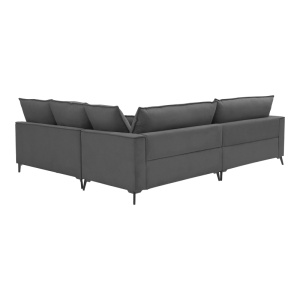 Canapea reversibila Almy, Antracit, 271x219x91 cm - Img 6