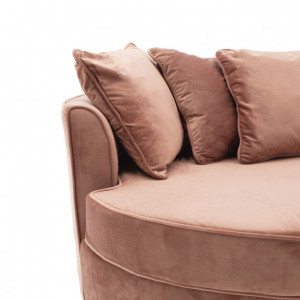 Canapea Round Rozaliu 123x120x85 cm - Img 7