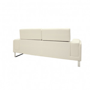 Canapea Shea 3 Locuri Ivory 198x80x87 cm - Img 6
