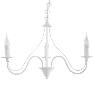 Candelabru 3 Minerwa Alb 60x60x80 cm