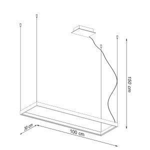 Candelabru LED Tuula Alb 3000K 100x30x150 cm - Img 7