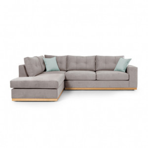 Coltar Dreapta Boston Elephant - Ciel - Natural 280x225x95 cm - Img 2