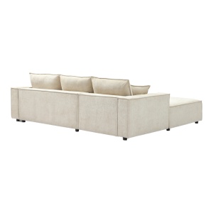 Coltar dreapta Maden, Bej, 279x203x90 cm - Img 6