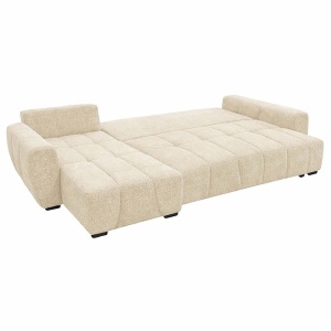 Coltar extensibil reversibil, Vivad, Bej, 275x164x91 cm - Img 4
