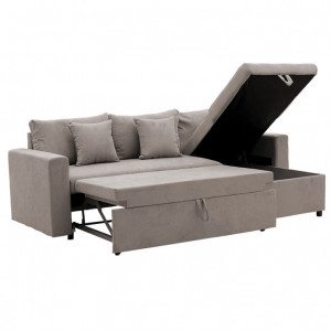 Coltar Lilian Bej 225x148x81 cm - Img 7