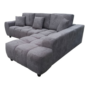 Coltar stanga Londe, Gri, 273x211x92 cm - Img 4