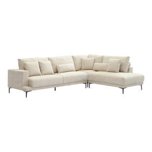 Coltar stanga Maliva, Bej, 277x206x85 cm - Img 2