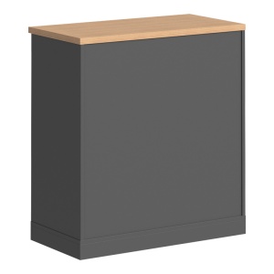 Comoda joasa Fesialo, Antracit, 80x41x80 cm - Img 6