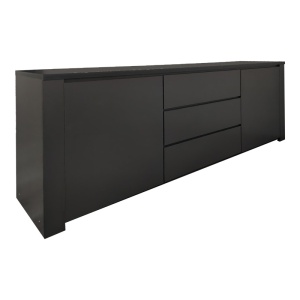 Comoda Kalya Gri inchis 220x49x89.5 cm