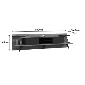 Comoda TV, Astry, Pako, Nuc 180x45x36.8 cm - Img 4