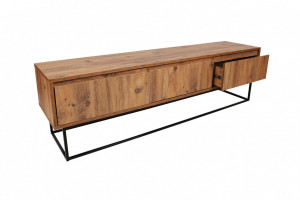 Comoda TV Lupin Walnut-Negru - Img 5
