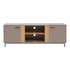Comoda TV, Polenio, Taupe, 150x40x53 cm - Img 3