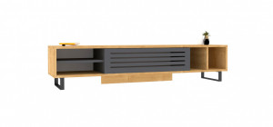 Comoda TV Safir Sapphire-Antracit - Img 2