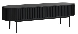 Comoda TV SIENA, Stejar Negru, 45x48x160 cm - Img 4