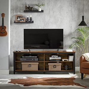 Comoda TV, Vasagle, Negru , 147x40x60 cm - Img 7