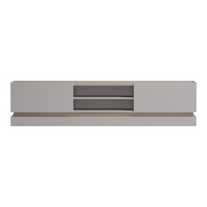 Comoda TV, Wendo, Gri, 200x37x47 cm - Img 4