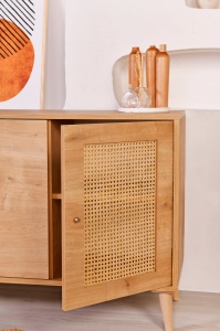 Consolă Hazeran Stejar 180x81x41 cm - Img 6
