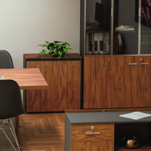 Consola Oscar nuc - antracit 80x40x80cm - Img 2