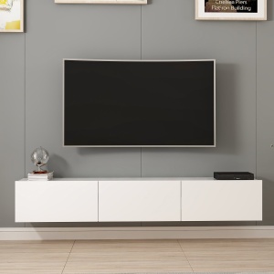 Consola TV Rigel Alb 180x30x32 cm - Img 5
