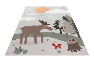 Covor eco copii My Greta Albastru deschis 115x170 cm - Img 2