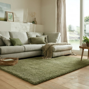 Covor Feather Soft Verde Olive 160X230 cm, Flair Rugs - Img 4