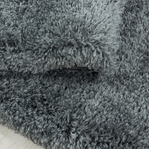 Covor Fluffy Gri Deschis 200x290 - Img 5