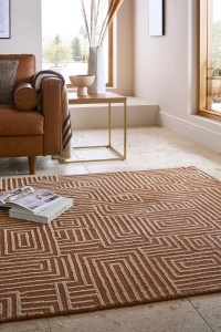 Covor Kylo Circular Knit Teracota 200x300 cm, Flair Rugs