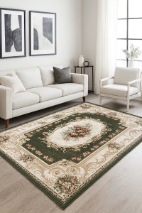Covor, Lotos, Verde, 80x200 cm, Delta Lotos 535 310