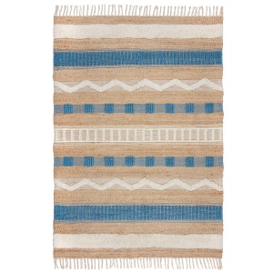 Covor Medina Jute Albastru 120x170 cm, Flair Rugs - Img 4