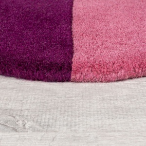 Covor Mia Textured Scallop Roz, Purple 200x290 cm, Flair Rugs - Img 3