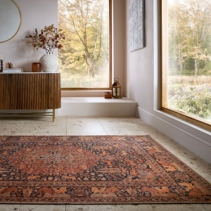 Covor Nico Global Rosu 190x290 cm, Flair Rugs