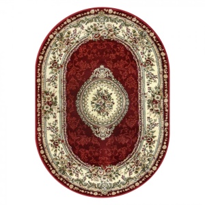 Covor Oval, Lotos, Rosu, 60x110 cm, Delta Lotos 571 - Img 3