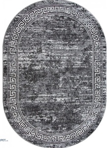 Covor Oval, Mira, Gri, 80x150 cm, Delta Mira 24001 190