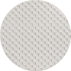 Covor rotund Helix V4 Crem 120x120 cm - Img 2