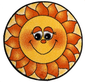 Covor Rotund, Kolibri, Galben, 67x67 cm, Delta Kolibri 11175 150