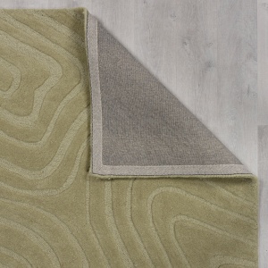Covor rotund Mesmerise Verde 160x160 cm, Flair Rugs - Img 4