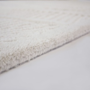 Covor Sculptured Wave Alb 200x290 cm - Img 4