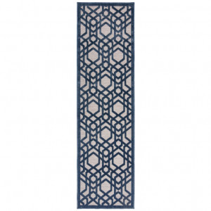 Covor traversă Oro Albastru 66X230 cm, Flair Rugs - Img 2