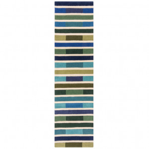 Covor traversă Piano Verde/Multicolor 60X230 cm, Flair Rugs - Img 2