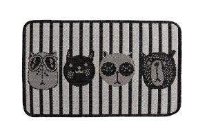 Covoras intrare, Flex, Negru, 50x80 cm, Delta 19637-08 - Img 2