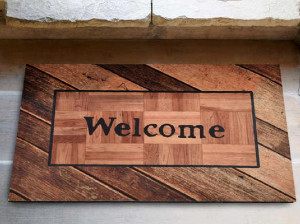 Covoras Intrare Legno, 40x60 cm, Cauciucat